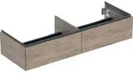 Geberit Waschtischunterschrank One 133,2x50,4x47cm, 2 L, N hick./Mela Holz