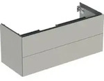 Geberit Waschtischunterschrank One 118,4x50,4x47cm, greige/lackiert m, 2 L