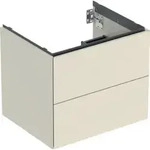 Geberit Waschtischunterschrank One 59,2x50,4x47cm, sand-grau/l hg, 2 Laden