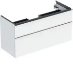 Geberit Waschtischunterschrank iCon 118,4x61,5x47,6cm, 2 L, w/l hgl/Gr. vc