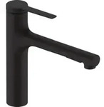 hansgrohe Einhebel-K&uuml;chenarmatur Zesis M33 Auszugsl&auml;nge bis zu 600mm, mattschwarz