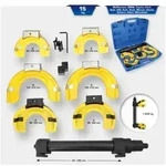 Brilliant Tools Federspanner-Satz, 15-tlg, mit Kunststoff-Schutzeinlagen