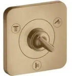 hansgrohe Fertigset Axor Citterio E UP-Ab- + Um-V 120x120mm, brush. bron