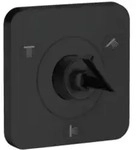 hansgrohe Fertigset Axor Citterio E UP-Ab- + Umstellvent. 120x120mm, matt-sw