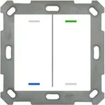 MDT technologies Taster Light 55 2-fach RGBW, rws/gl&auml;, neutral BE-TAL55T2.01