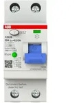 ABB Stotz S&J FI-Schutzschalter TypB 2P 25A, 30mA, 3kA, 2TE F202B-25/0, 03-2TE