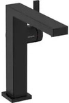 hansgrohe Einhebel-Waschtischarmatur Tecturis E Ausl. 157mm, o. Abl.garn, mattschwarz