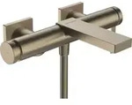 hansgrohe Einhebel-Wannenarmatur Tecturis E Ausladung 213mm, AP, brushed bronze