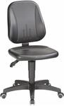 bimos Arbeitsdrehstuhl Unitec mit Rollen und Kunstleder schwarz Sitzh&ouml;he 440-620 mm