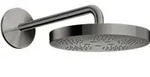 hansgrohe Kopfbrause Axor One m Brausearm, 1jet, polished black chrome
