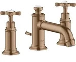 hansgrohe 3-Loch-Waschtischarmatur 30 Axor Montreux A 143mm, m Kreuz,...