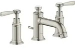 hansgrohe 3-Loch-Waschtischarmatur 30 Axor Montreux A 143mm, m H-Gr, ZugstAblGar, ED