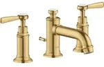 hansgrohe 3-Loch-Waschtischarmatur 30 Axor Montreux A 143mm, m H-Gr, ZugstAblGar, b