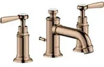 hansgrohe 3-Loch-Waschtischarmatur 30 Axor Montreux A 143mm, m H-Gr, ZugstAblGar,