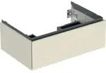 Geberit Waschtischunterschrank One 74x50,4x47cm, sand-grau/l hg, 1 Laden
