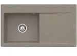 V&B Sp&uuml;le Subway Style 50 Sp&uuml;lbecken links, timber CeramicPlus