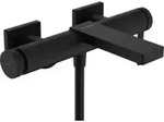 hansgrohe Einhebel-Wannenarmatur Tecturis E Ausladung 213mm, AP, mattschwarz