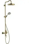 hansgrohe Showerpipe Axor Montreux m TH, Kopfbrause, 240mm, 1j, pol. gol opt