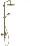 hansgrohe Showerpipe Axor Montreux m TH, Kopfbrause, 240mm, 1j, brush. bron