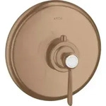 hansgrohe Fertigset Axor Montreux HF UP-THM, mit Hebelgriff, brushed red gold