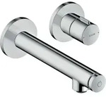 hansgrohe Fertigset Axor Uno Select UP-Waschtisch-Einhebelmischer, m Ausl. 158mm,