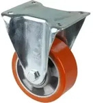 BS Rollen Bockrolle D.125mm Trg.450kg Gu&szlig;-PU-bandage Platte 138x110 mm