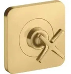 hansgrohe Fertigset Axor Citterio E UP-Absperrvtl. 120x120mm, brush. gol opt