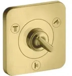 hansgrohe Fertigset Axor Citterio E UP-Ab- + Um-V 120x120mm, brush. br