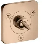 hansgrohe Fertigset Axor Citterio E UP-Ab- + Um-V 120x120mm, pol. r gol
