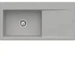 V&B Sp&uuml;le Subway Style 60 Sp&uuml;lbecken links, fossil CeramicPlus
