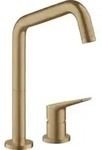 hansgrohe 2-Loch-Sp&uuml;ltisch-Einhebelmischer 240 Axor Citterio M mit Schwenkauslauf,
