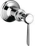 hansgrohe Fertigmontageset Axor Montreux UP-Absperrventil, mit Hebelgriff, chrom