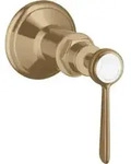 hansgrohe Fertigmontageset Axor Montreux UP-Absperrvtl., m Hebel, brushed bronze
