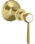 hansgrohe Fertigmontageset Axor Montreux UP-Absperrvtl., m Hebel, brushed brass