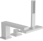 hansgrohe 3-Loch-Waschtischmischer Tecturis E mit sBox, mattwei&szlig;