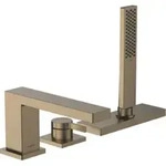 hansgrohe 3-Loch-Waschtischmischer Tecturis E mit sBox, brushed bronze