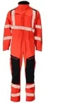 Mascot Overall Knietaschen Stretch Kombination 2XL Hi-vis rot/schwarzblau