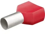 KNIPEX Aderendh&uuml;lse Twin mit Kragen 12mm 2x1,00mm2 a 50St.