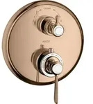 hansgrohe Fertigmontageset Axor Montreux UP-THM, m Ab- + Um-V, Hebel, pol. r gol