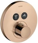 hansgrohe Fertigmontageset ShowerSelect UP-THM, 2 Verbr., rd, polished red gold
