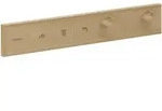 hansgrohe Fertigmontageset RainSelect UP-THM, 3 Verbraucher, brushed bronze