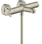 hansgrohe Wannen-Thermostat Axor Citterio E AP, Ausl. 177mm, 2 Verbr., brush....