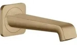 hansgrohe Wanneneinlauf Axor Citterio E Ausladung 181mm, brushed bronze