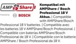 Fein Akku-Oszillierer - Akku MULTIMASTER AMM 700 MAX 4 Ah in Nylon-Tasche mit Akku