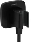 hansgrohe Wandanschluss Fixfit Q softsqua, mit Brausehalter, matt-schwarz