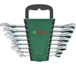 Bosch Handwerkzeuge Schraubenschl&uuml;ssel mit Ratsche Set 8-tlg.