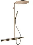 hansgrohe Showerpipe Axor m TH 800, Kopfbrause 350mm, 1j, pol. r gol