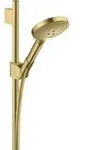 hansgrohe Brause-Set Axor Uno 900mm, m Handbrause, 120mm, 3jet, brush. br