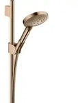 hansgrohe Brause-Set Axor Uno 900mm, m HB, 120mm, 3jet, pol. r gol