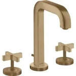 hansgrohe 3-Loch-Waschtischarmatur 170 Axor Citterio m A 140mm, Kreuz, ZugstAblGar,
